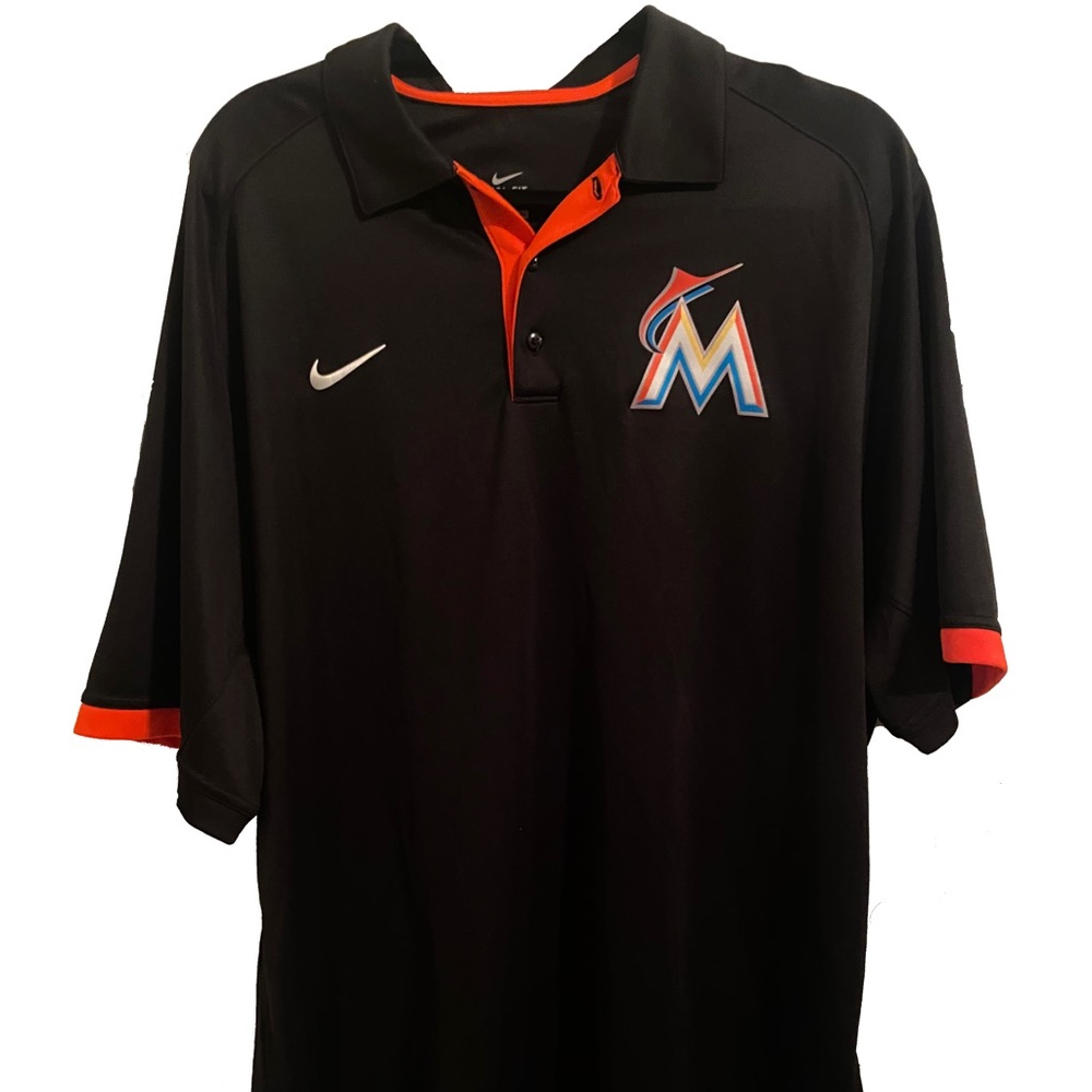 Men’s Nike Miami Marlins Collared Shirt